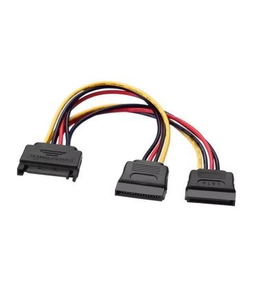 CABLE SATA ALIMENTACION SATAM-2XSATAH 20CM AISENS A131-0353