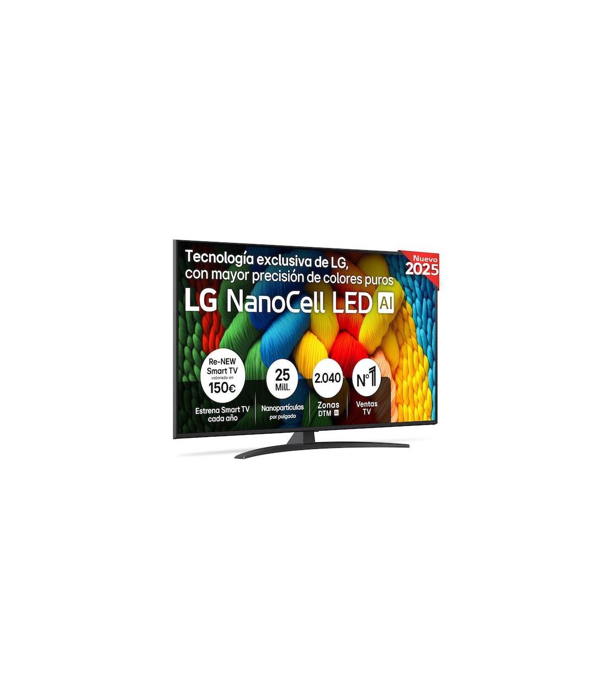 TV LG NANOCELL AI 55NANO81A6A 55? 4K SMART TV WEBOS LED HDR
