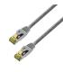 CABLE RED AISENS LATIGUILLO RJ45 LSZH CAT.7 SFTP PIMF 25CM GRIS