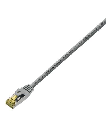 CABLE RED AISENS LATIGUILLO RJ45 LSZH CAT.7 SFTP PIMF 25CM GRIS