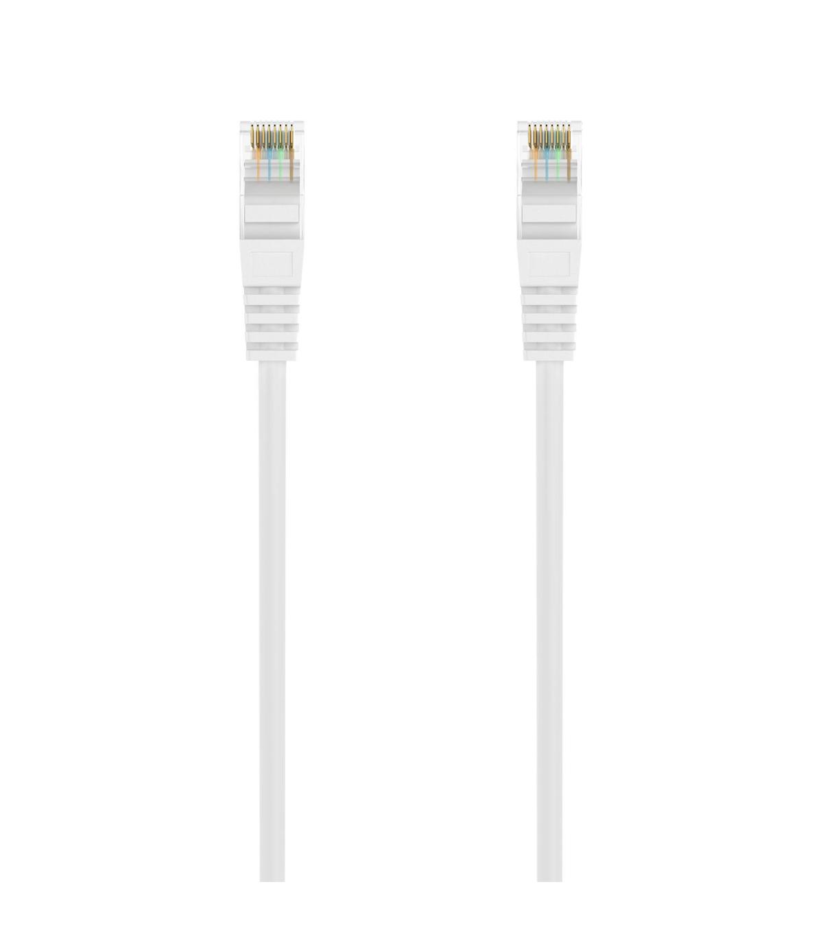 CABLE RED AISENS LATIGUILLO RJ45 LSZH CAT.6A UTP AWG24 30CM BLANCO