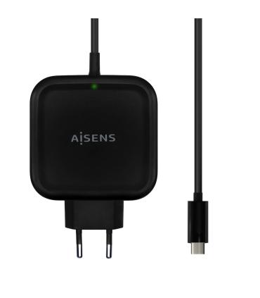 CARGADOR AISENS 65W PD3.0 QC3.0 1XUSB-C 1.2M NEGRO