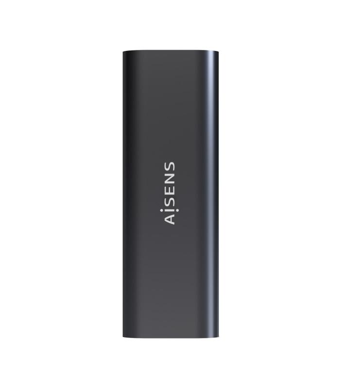 Caja Externa Para Disco SSD M.2 SATA NVMe Aisens ASM2-015GR  USB 3.1  Sin Tornillos