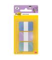BLISTER DISPENSADOR 36 MARCADORES INDEX STRONG 25,4X38,1 MM 3 COLORES PASTEL AZUL/MORADO/VERDE 686-3COAST POST-IT 7100396576