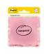 BLISTER 36 HOJAS NOTAS TRANSPARENTES 600-1TRSPO 73X73 MM NARANJA PASTEL POST-IT 7100394468