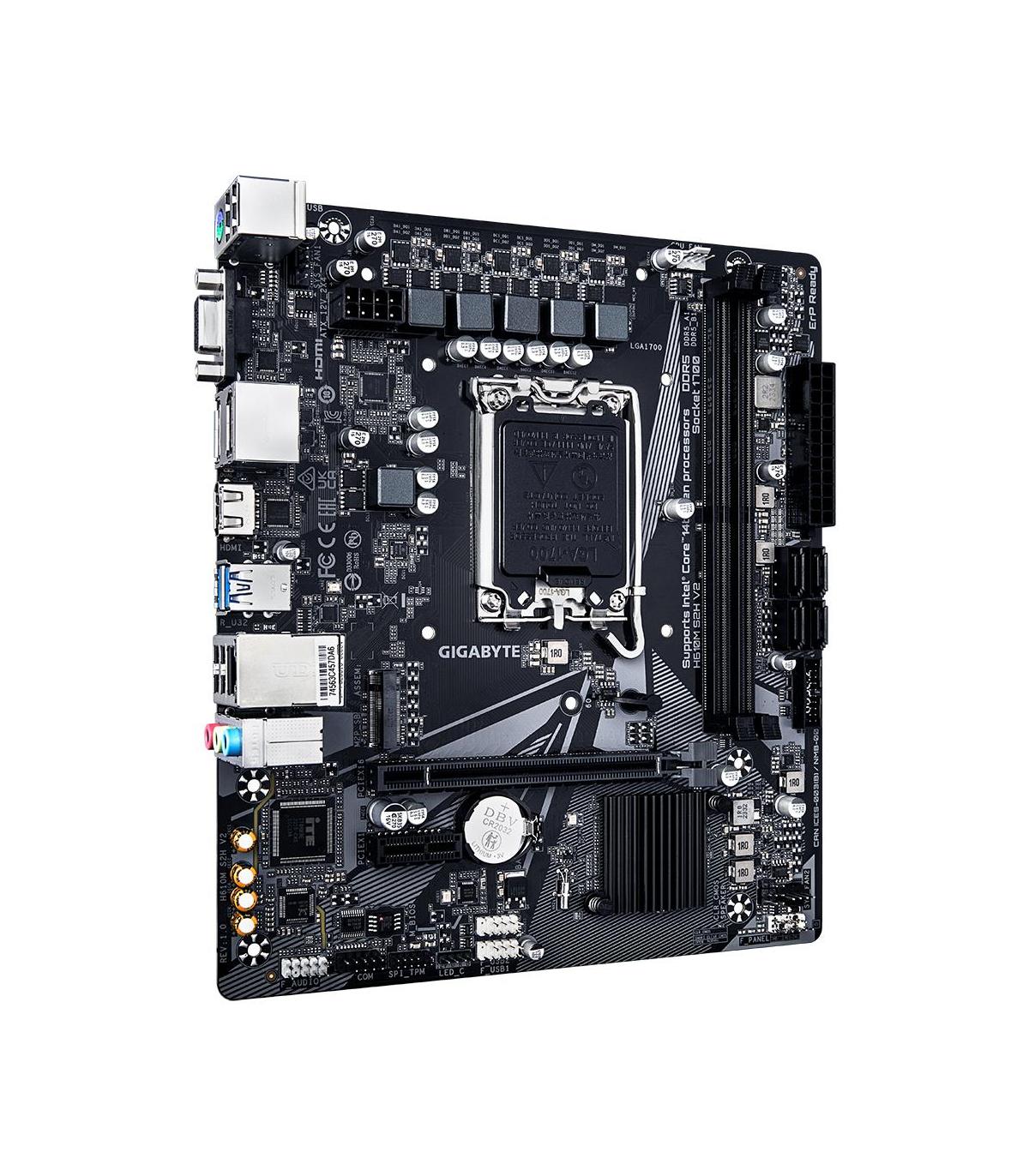 PB S1700 GIGABYTE H610M S2H V2 2DDR5 SATA PCIE HDMI VGA DP M2 MATX