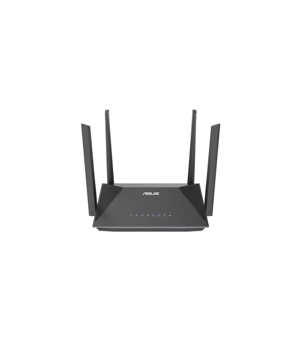 ASUS RT-AX52 AX1800 AiMesh Router Inalmbrico Gigabit Ethernet Doble Banda (2,4 GHz   5 GHz) Negro