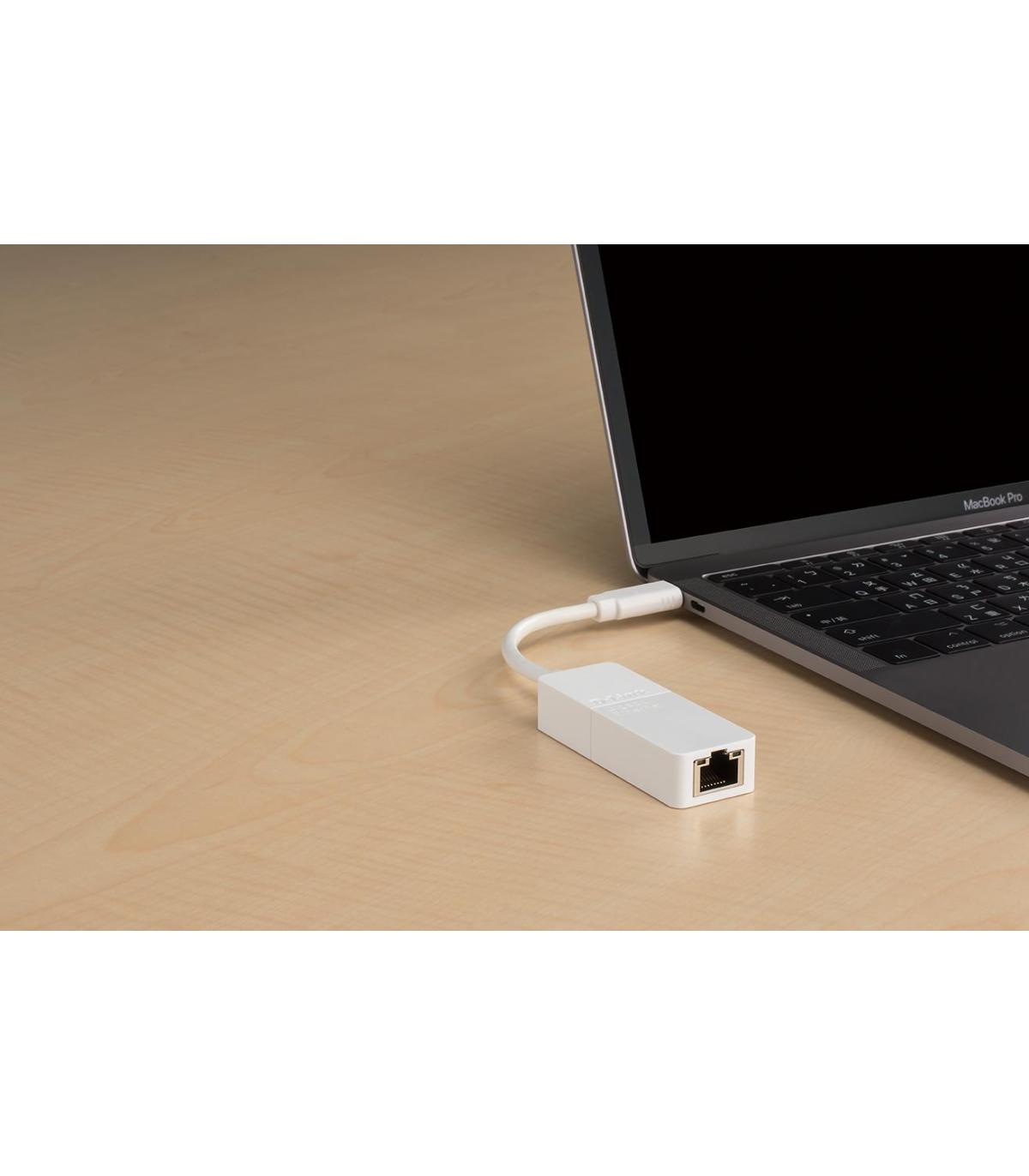 Adaptador USB Tipo-C - RJ45 D-Link DUB-E130  1000 Mbps