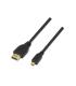 Cable Micro HDMI Aisens A119-0116  HDMI Macho - Micro HDMI Macho  Hasta 10W  720Mbps  80cm  Negro