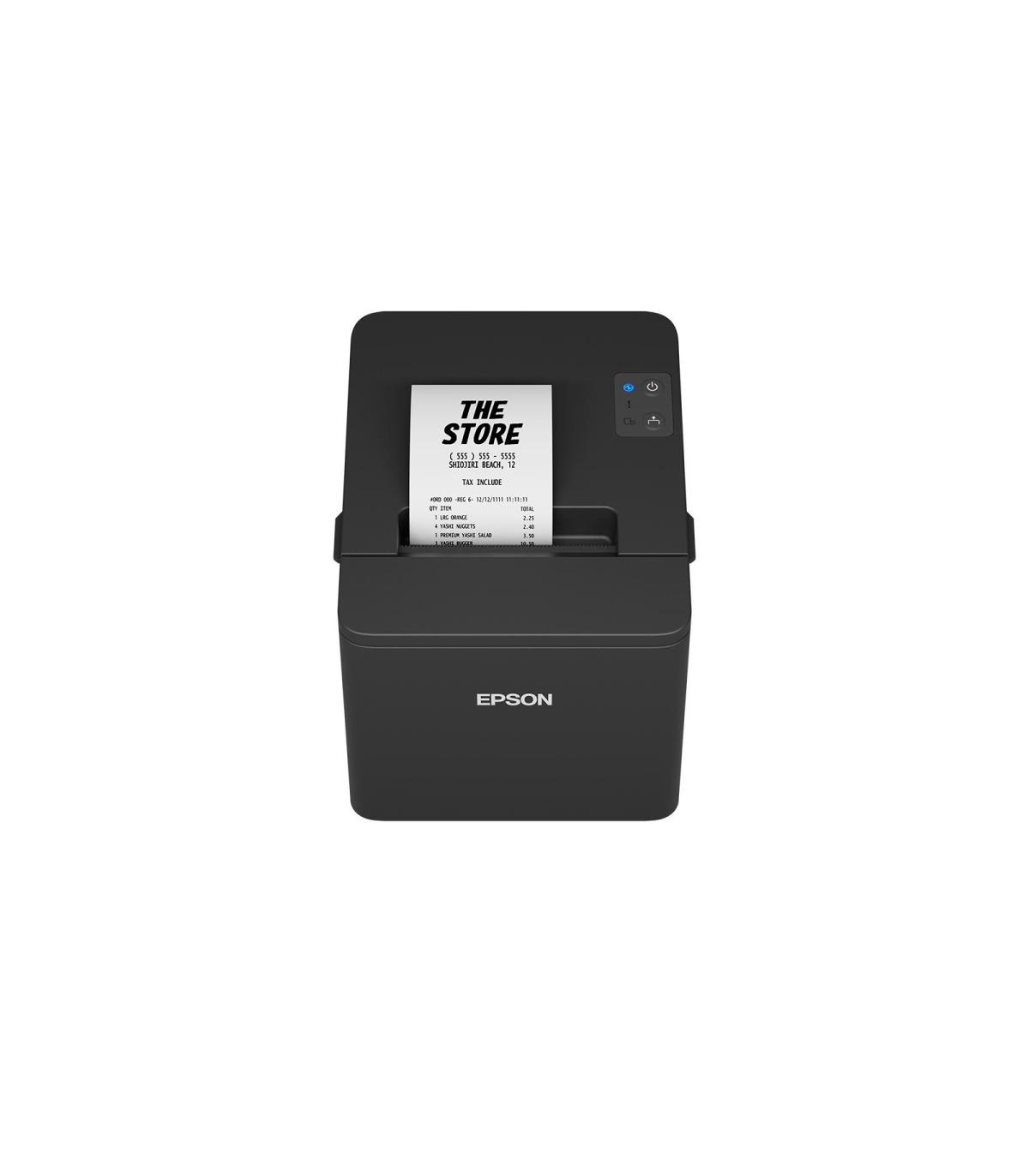 Impresora De Tickets Epson TM-T20IVEN  Trmica  Ancho Papel 80mm  USB-RS232-Ethernet  Negra