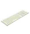 TECLADO COOLBOX INALAMBRICO ILUMINADO B431 RECARGABLE BT5.1 2.4G ALUMINIO BLANCO