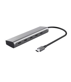 Hub USB Tipo-C Trust Halyx  4xUSB Tipo-C  1xUSB Tipo-C PD