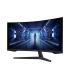 Monitor Gaming Ultrapanormico Curvo Samsung Odyssey G5 LC34G55TWWP 34'  UWQHD  1ms  165Hz  VA  Negro