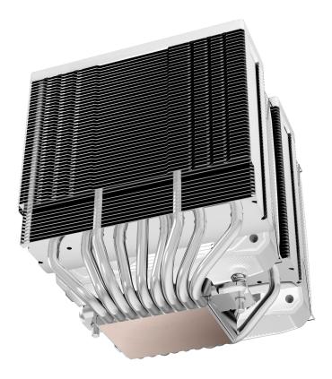 Ventilador Con Disipador Mars Gaming MCPU-XU9  12cm  Blanco