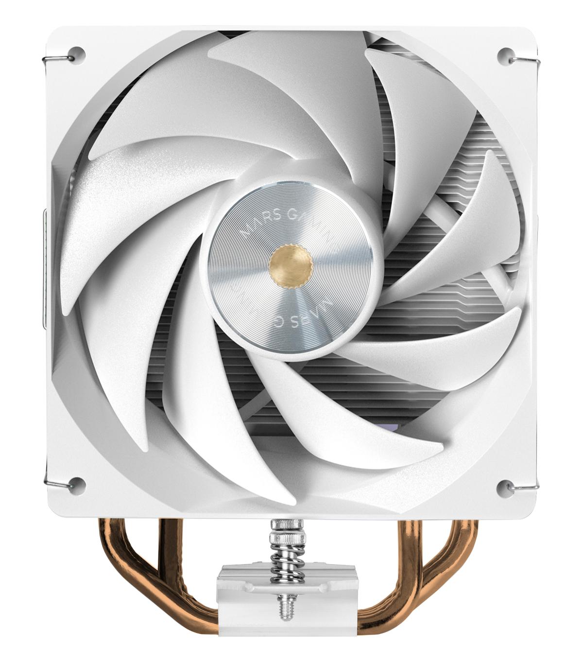 Ventilador Con Disipador Mars Gaming MCPU-X4  12cm  Blanco