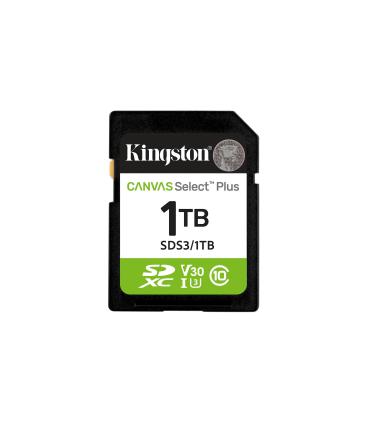 Kingston Technology 1 TB SDXC Canvas Select Plus Gen3 150 MB s C10 UHS-I U3 V30