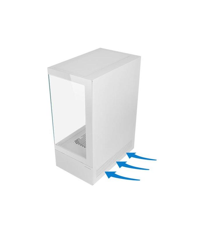 Caja Gaming Semitorre Mars Gaming MC-XO  Blanca