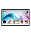 MSI PRO MP165 E6 Monitor O TV Porttil Monitor Porttil Negro 39,6 Cm (15.6") LED 1920 X 1080 Pixeles