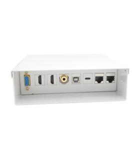 Caja De Conexiones Aisens A127-0720  VGA - 2x HDMI - Jack 3.5 - USB Tipo-C - USB - 2x RJ45