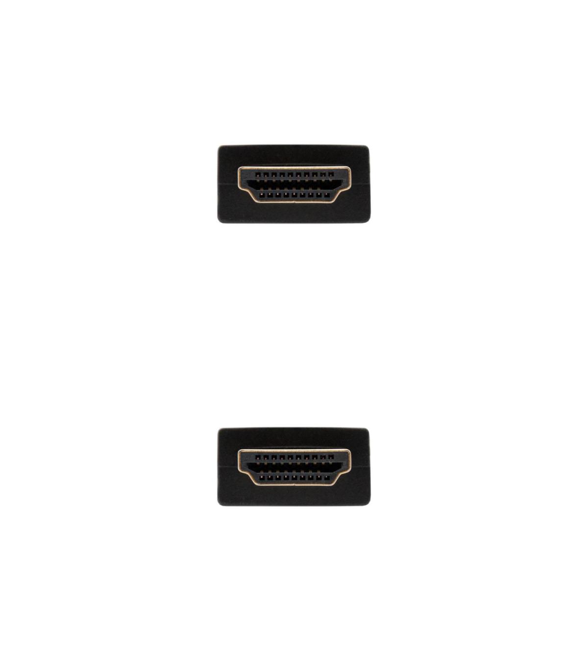 Cable HDMI 1.4 Nanocable 10.15.1702  HDMI Macho - HDMI Macho  1.8m  Negro