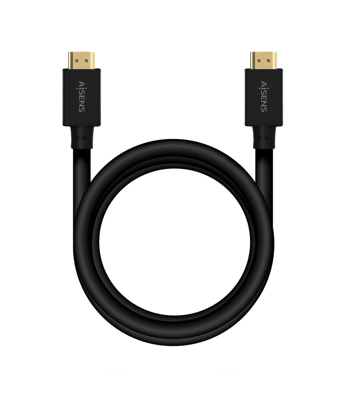 Cable HDMI 2.1 8K Aisens A150-0680  HDMI Macho - HDMI Macho  5m  Certificado  Negro