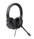 Auriculares Trust Ayda Max  Con Micrfono  Jack 3.5  Negros