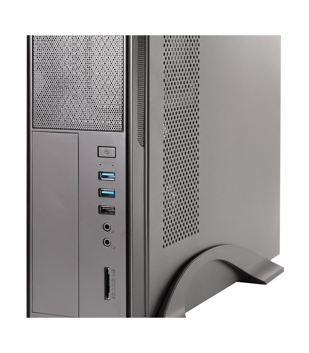 CAJA MICRO-ATX MINI-ITX  SOBREMESA UNYKA 2010 USB3 (SFX300W CERT.) NEGRA 52085