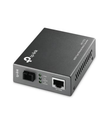 CONVERTIDOR TP-LINK RJ45 10 100 A FIBRA MONOMODO SC