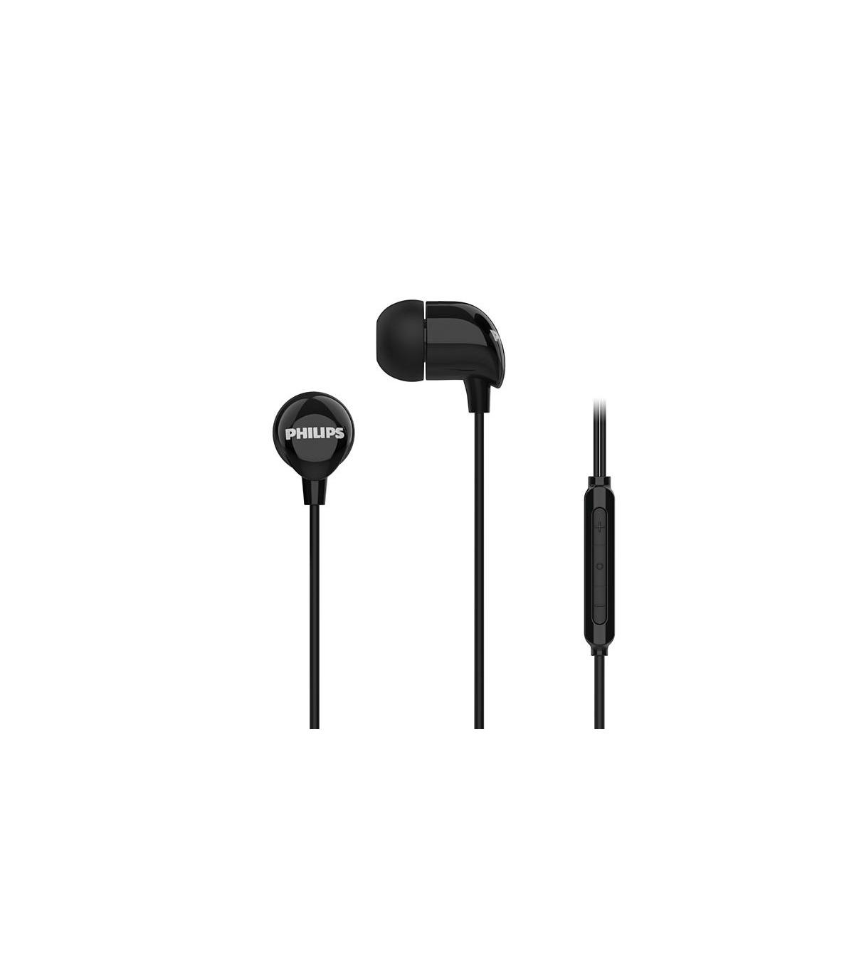 Auriculares Intrauditivos Philips TAE2146BK  Con Micrfono  USB Tipo-C  Negros