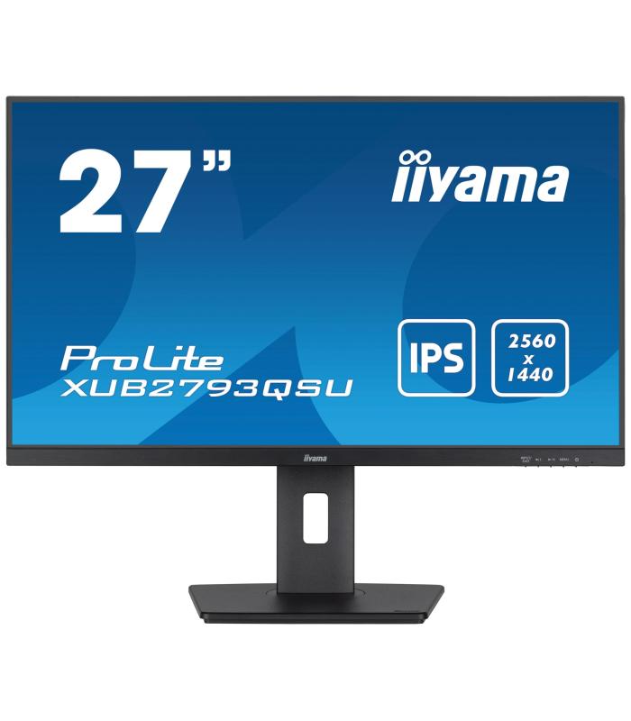 IIYAMA PANTALLA 27" IPS WQHD CON SOPORTE AJUSTABLE EN ALTURA Y FRECUENCIA DE ACTUALIZACIN DE 100HZ