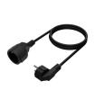 CABLE AISENS ALARGADOR ALIMENTACION SCHUKO CEE7 M-CEE7 H 3mts