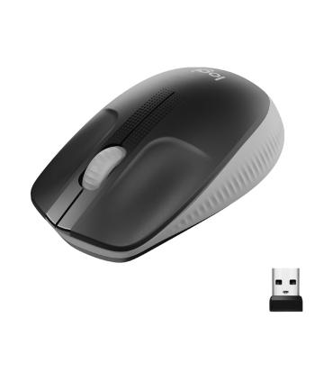 RATON LOGITECH INALAMBRICO M190 USB GRIS MEDIO 910-005906