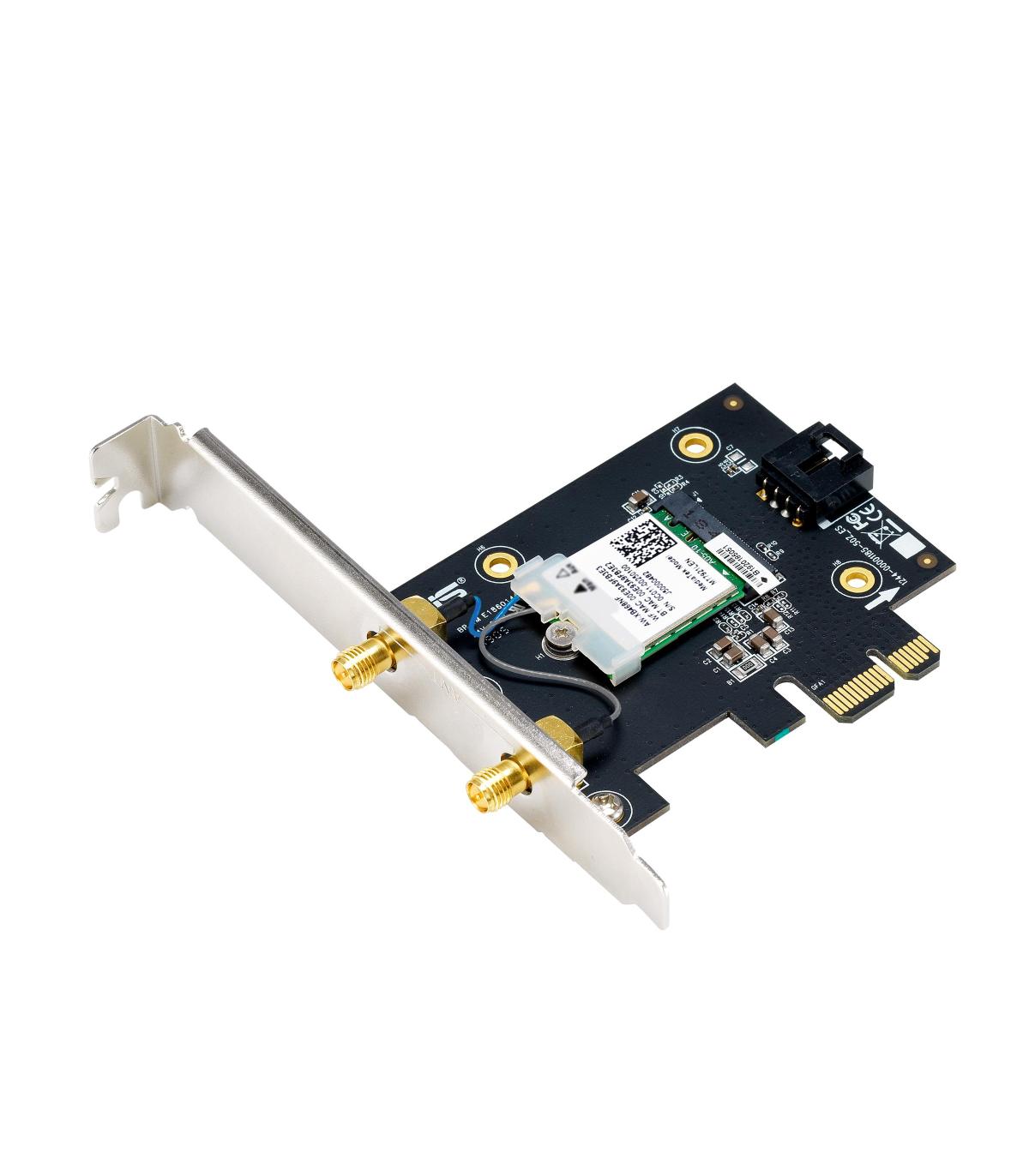 Tarjeta De Red Inalmbrica-PCI Express Asus PCE-BE6500  6500Mbps  2.4 5 6GHz