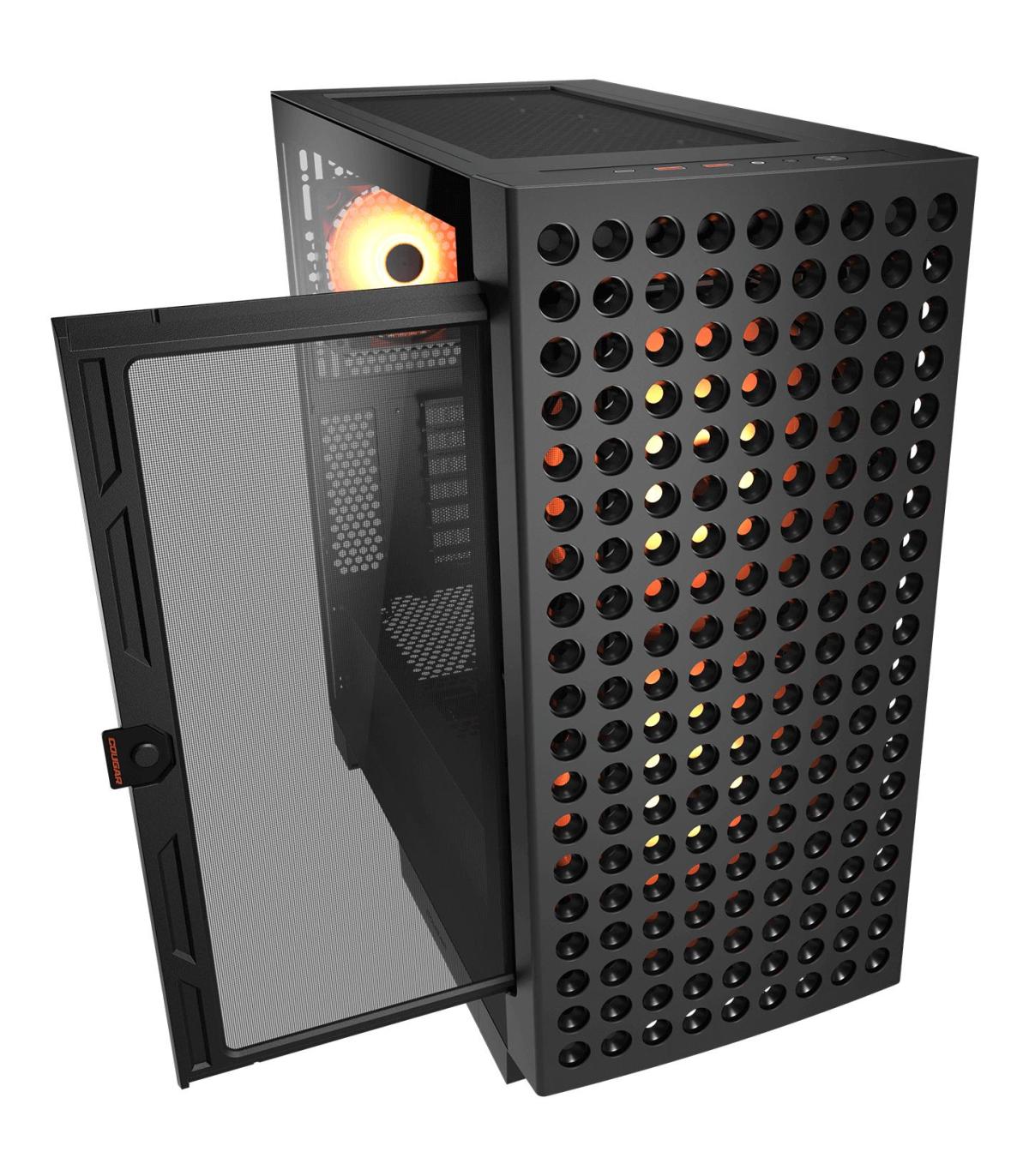 Cougar Caja Semitorre Airface Eco Rgb Black