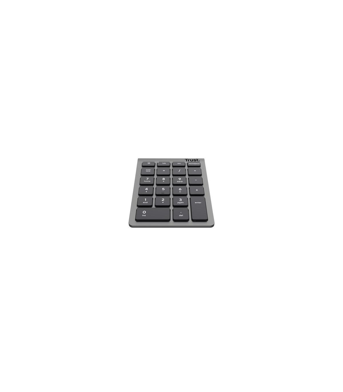 Teclado Numrico Inalmbrico Trust Xalas Wireless  Plata