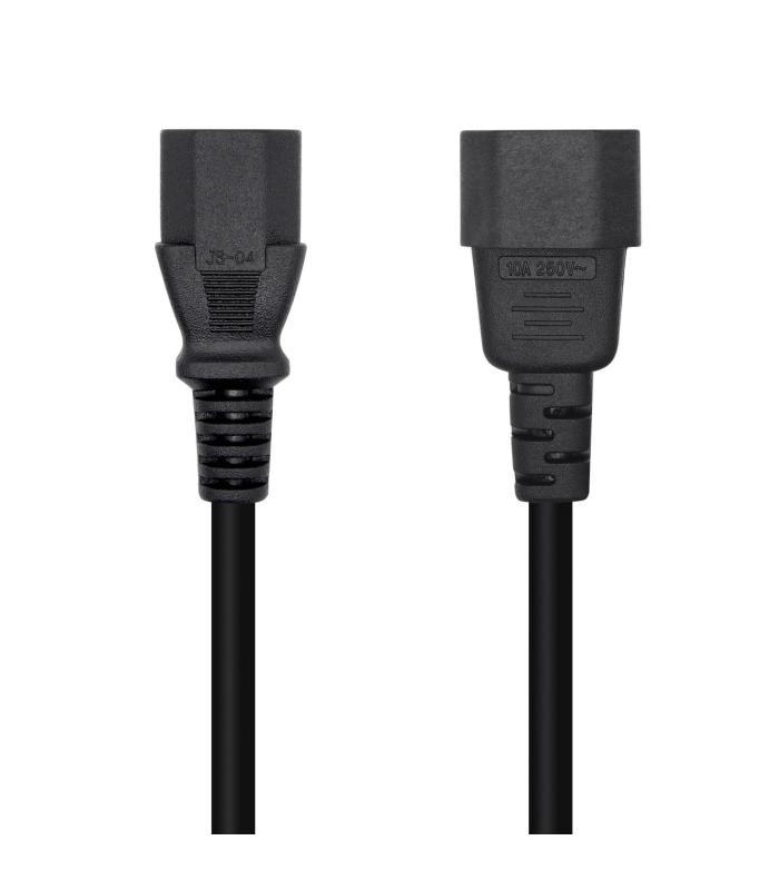 CABLE AISENS ALIMENTACION CPU C13 H-C14 M NEGRO 3mts