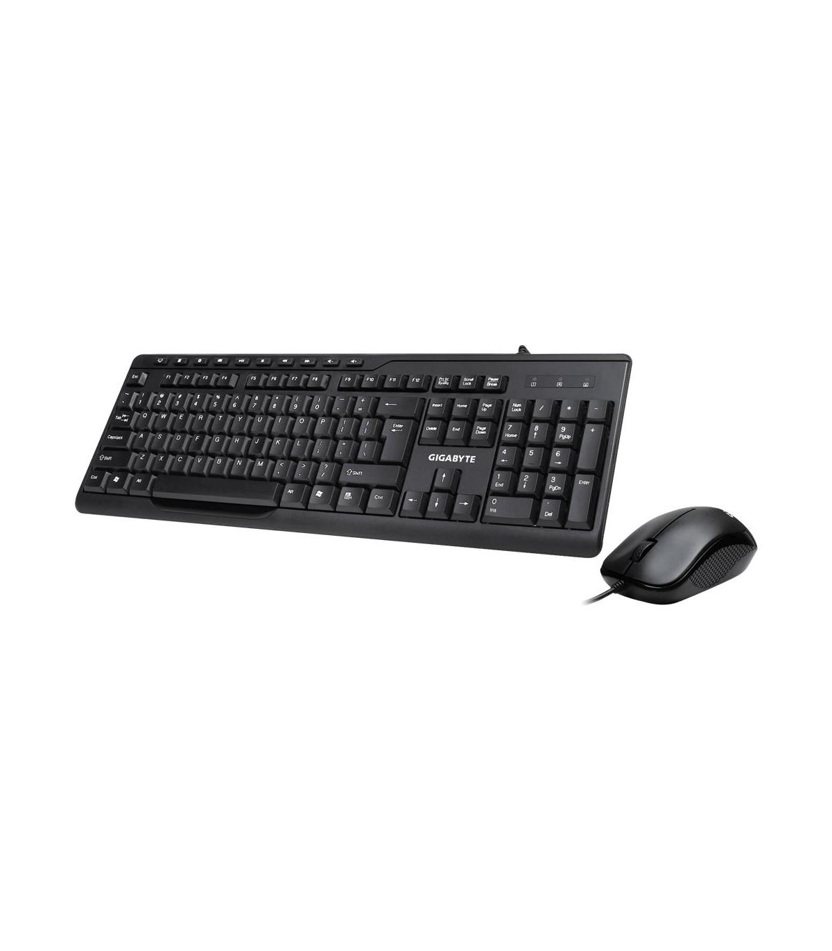 COMBO TECLADO RATON GIGABYTE KM6300 NEGRO USB