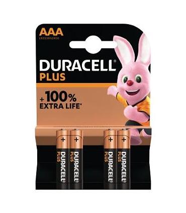 Pack De 4 Pilas AAA Duracell Plus Power Boost DPBLR3B4  1.5V  Alcalinas