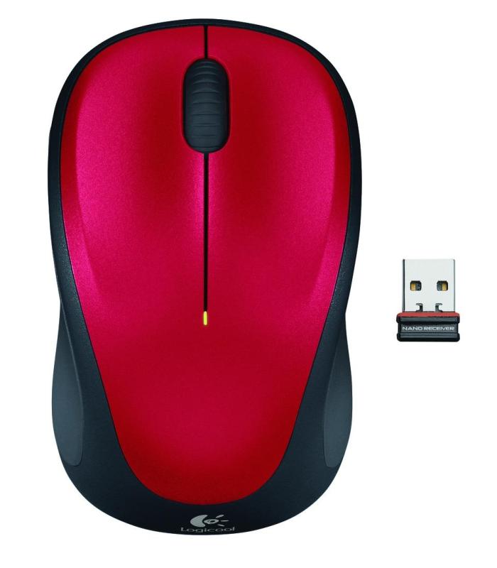 Ratn Inalmbrico Logitech M235  Hasta 1000 DPI  Rojo