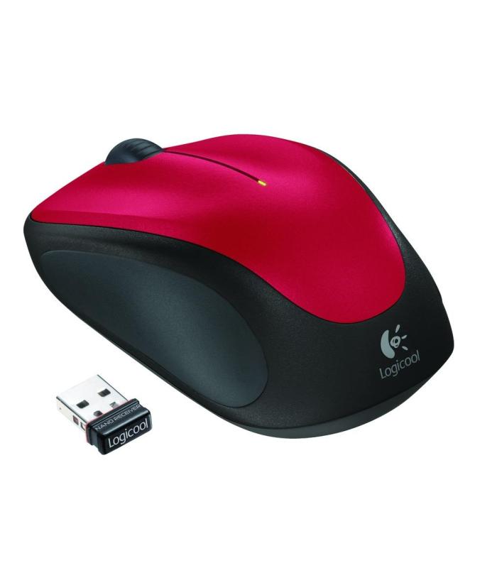Ratn Inalmbrico Logitech M235  Hasta 1000 DPI  Rojo