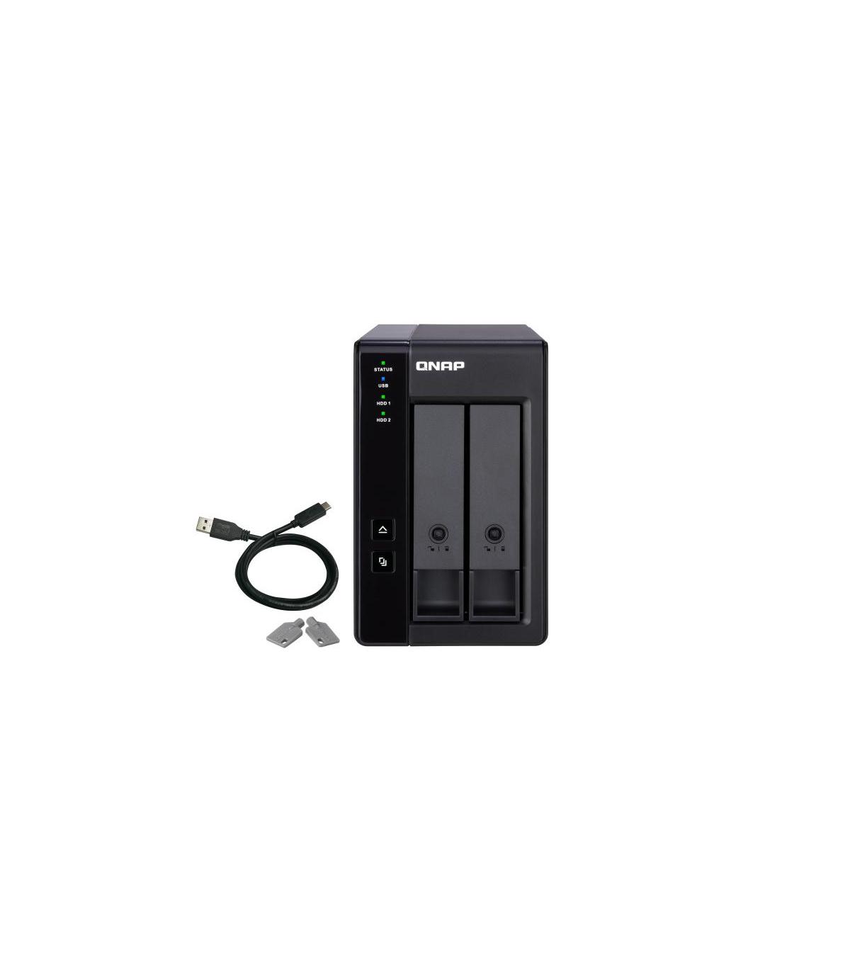 DAS QNAP TR-002  2 Bahas 3.5'- 2.5'  Formato Torre