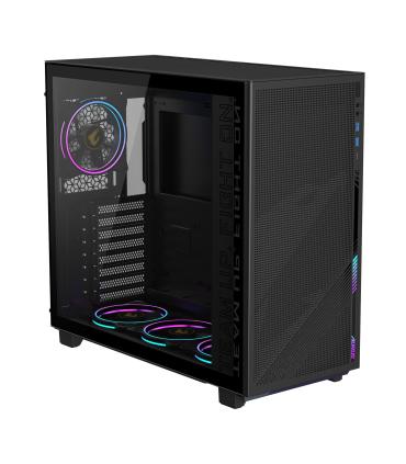 CAJA GIGABYTE AORUS C400 GLASS,SEMITORRE,3.5X2+2.5X2,B 120MMX3+R 120MMX1,HDMI,USB3.0X2+3.2 TYPE CX1,ARGB,NEGRA+VENTANA TRANSPARE