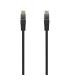 CABLE RED AISENS LATIGUILLO RJ45 LSZH CAT.6A UTP AWG24 30CM NEGRO