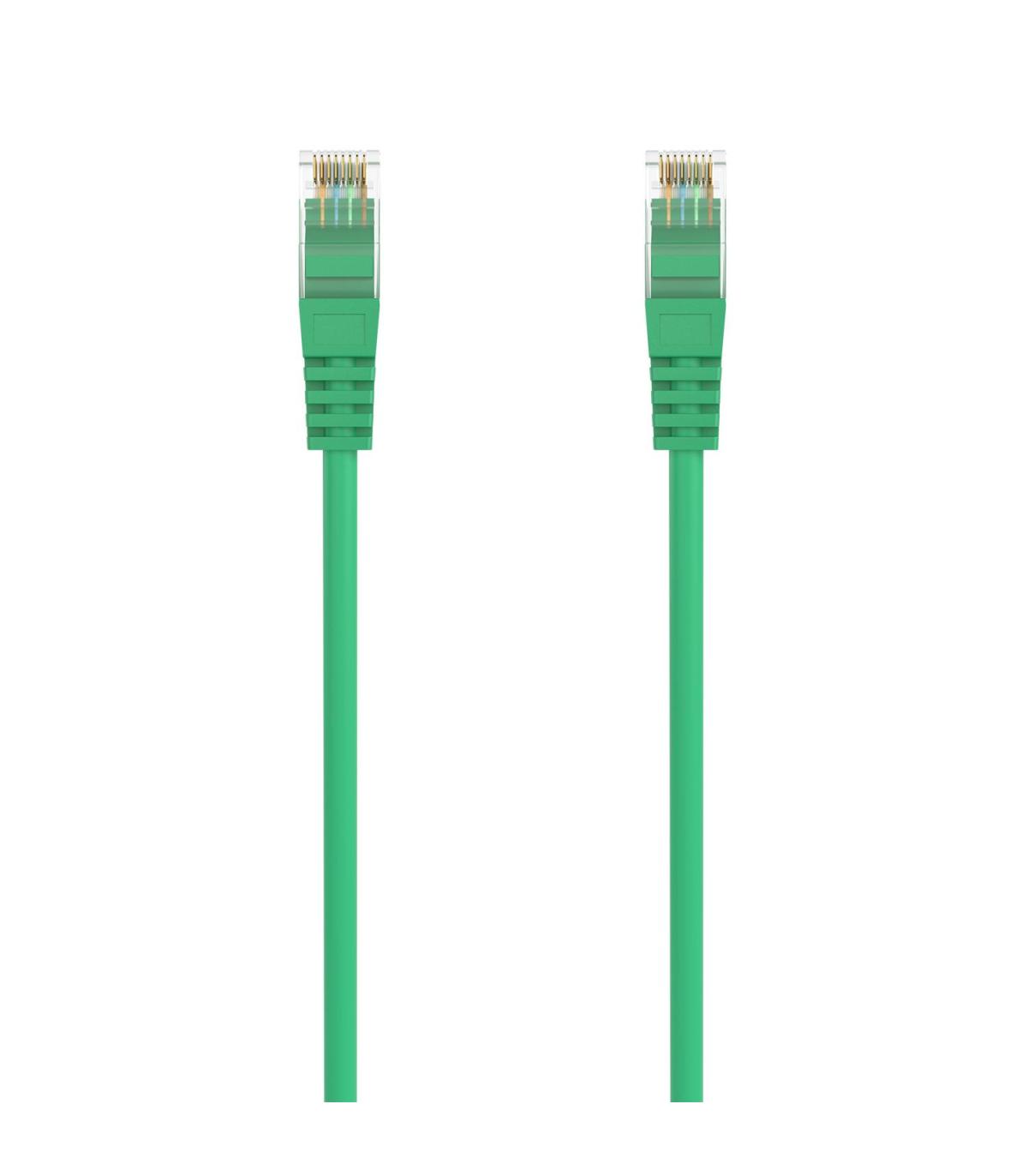 CABLE RED AISENS LATIGUILLO RJ45 LSZH CAT.6A UTP AWG24 30CM VERDE