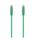 CABLE RED AISENS LATIGUILLO RJ45 LSZH CAT.6A UTP AWG24 30CM VERDE