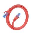 CABLE RED AISENS LATIGUILLO RJ45 CAT.6 UTP AWG26 CCA ROJO 1.0M