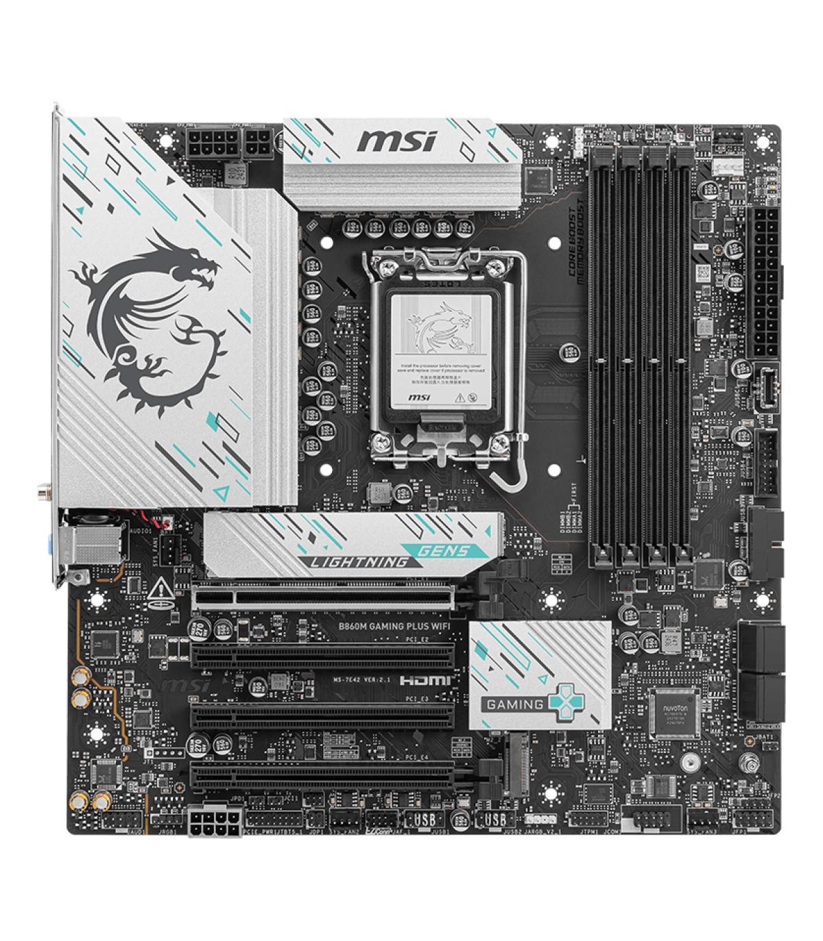 PLACA BASE MSI B860M GAMING PLUS WIFI