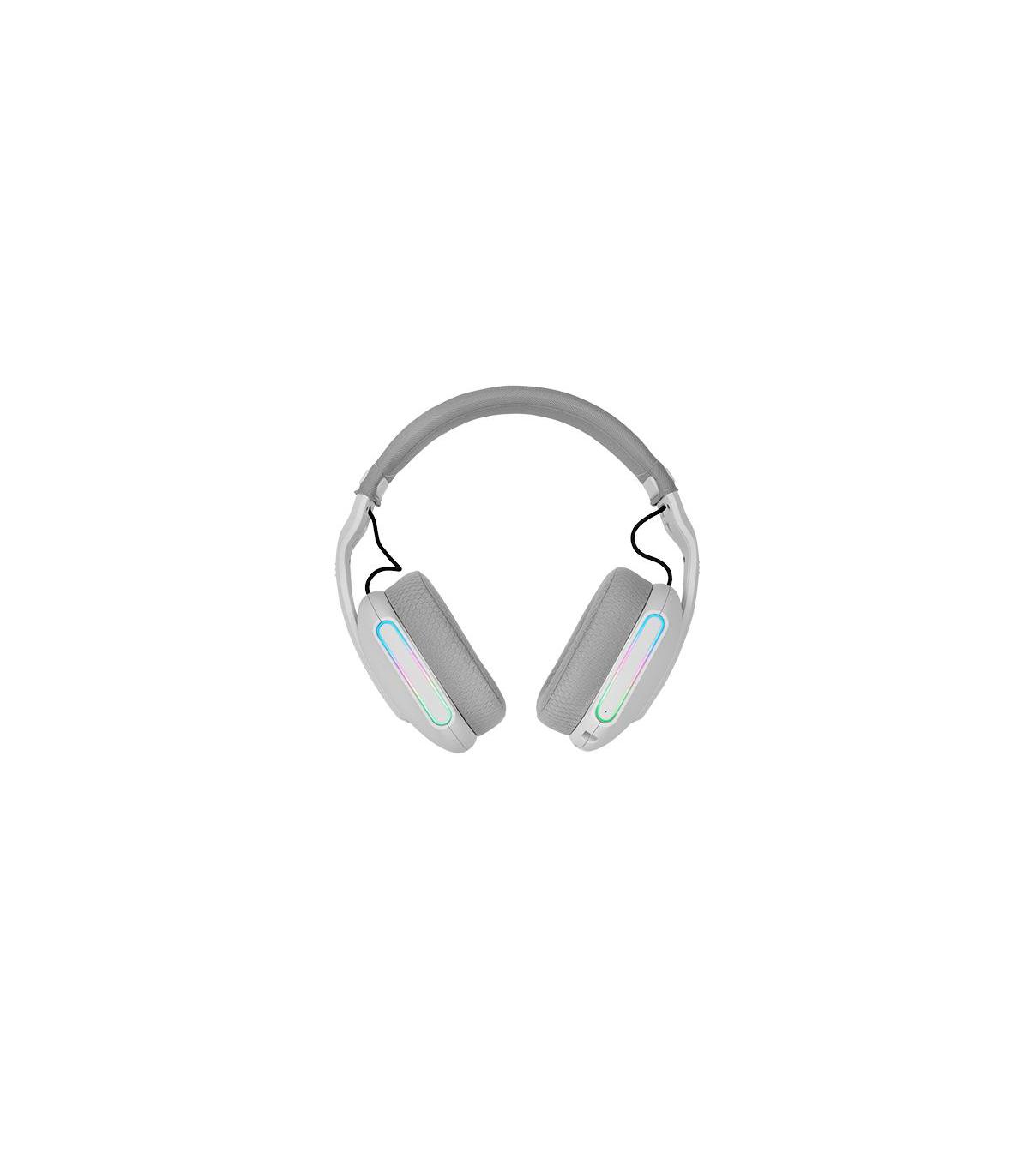 Auriculares Gaming Inalmbricos Con Micrfono Mars Gaming MHWPRO  Jack 3.5  Bluetooth  Blancos