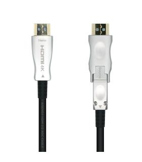 Cable HDMI 2.0 AOC 4K Desmontable Aisens A148-0510  HDMI Macho   D Macho - HDMI Macho  15m  Negro