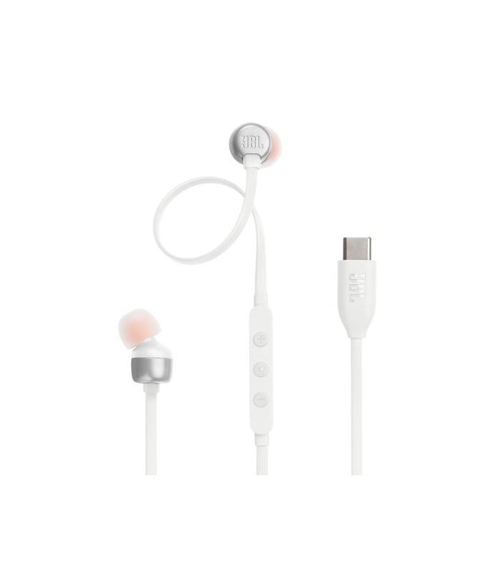 Auriculares Intrauditivos JBL Tune 310C  Con Micrfono  Blancos